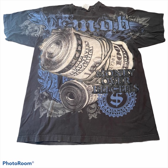 VTG Big Tiger Mens T-Shirt XLT MOB Hustla Hundred - Picture 1 of 9